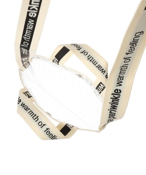 INGNI（イング）の「PVCメッシュロゴショルダーBAG（トートバッグ・レディース・ブラック/アイボリー・ONE SIZE）」の8枚目の写真