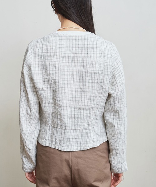 【SALE】figlondon ノーカラージャケット figlondon ノーカラージャケット