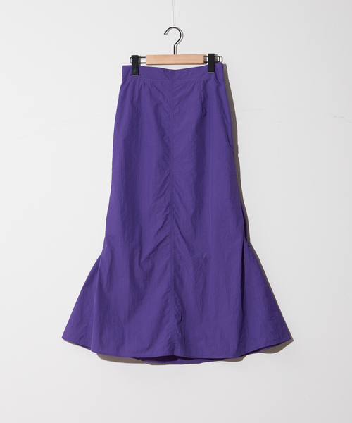 NOMINE(ノミネ)の「ワッシャーマーメイド2WAYスカート【セットアップ対応】(スカート・レディース・ブラック/パープル/オレンジ/セージグリーン/パープル系その他/グリーン/ブラック系その他・S/M)」の5枚目の写真