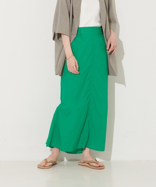 NOMINE(ノミネ)の「ワッシャーマーメイド2WAYスカート【セットアップ対応】(スカート・レディース・ブラック/パープル/オレンジ/セージグリーン/パープル系その他/グリーン/ブラック系その他・S/M)」の1枚目の写真