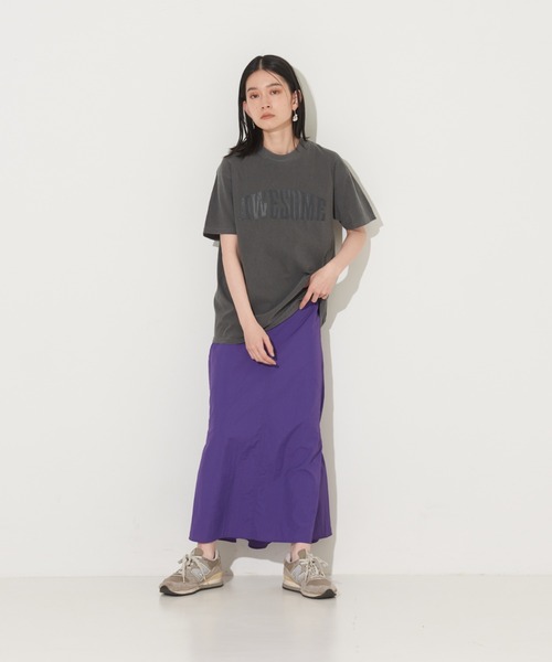 NOMINE(ノミネ)の「ワッシャーマーメイド2WAYスカート【セットアップ対応】(スカート・レディース・ブラック/パープル/オレンジ/セージグリーン/パープル系その他/グリーン/ブラック系その他・S/M)」の21枚目の写真
