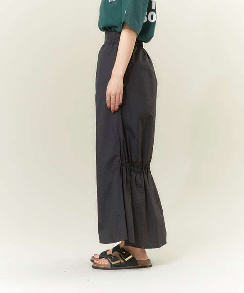 NOMINE(ノミネ)の「ワッシャーマーメイド2WAYスカート【セットアップ対応】(スカート・レディース・ブラック/パープル/オレンジ/セージグリーン/パープル系その他/グリーン/ブラック系その他・S/M)」の14枚目の写真