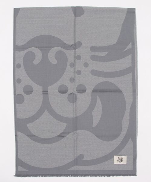 KENZO(ケンゾー)の「ウールマフラー K-Tiger(マフラー・レディース・レッド系その他/グレー系その他・ONE SIZE)」の2枚目の写真