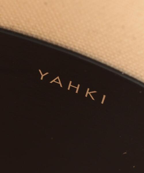 YAHKI（ヤーキ）の「＜YAHKI＞キャンバス スクエアミニ トートバッグ（トートバッグ・レディース・ブラック/ベージュ・FREE）」の7枚目の写真