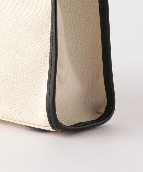 YAHKI（ヤーキ）の「＜YAHKI＞キャンバス スクエアミニ トートバッグ（トートバッグ・レディース・ブラック/ベージュ・FREE）」の10枚目の写真