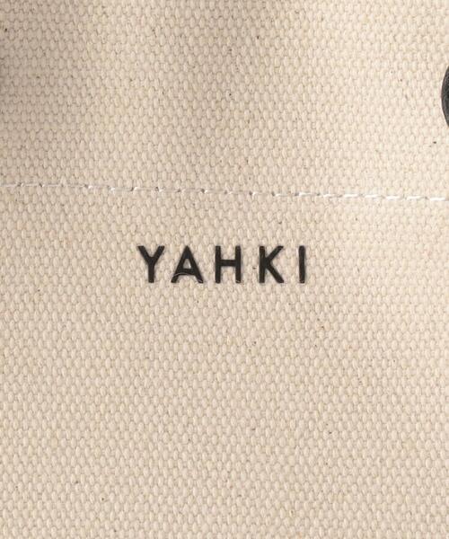 YAHKI（ヤーキ）の「＜YAHKI＞キャンバス スクエアミニ トートバッグ（トートバッグ・レディース・ブラック/ベージュ・FREE）」の11枚目の写真