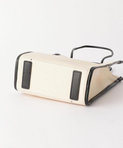 YAHKI（ヤーキ）の「＜YAHKI＞キャンバス スクエアミニ トートバッグ（トートバッグ・レディース・ブラック/ベージュ・FREE）」の12枚目の写真