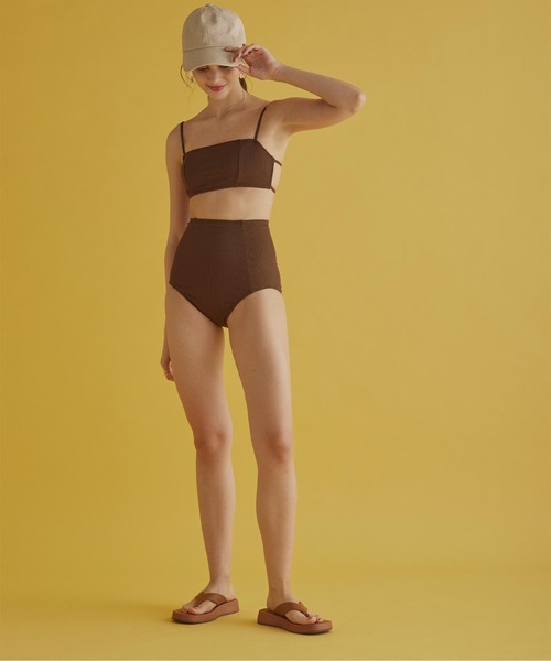 SEA DRESS（シードレス）の「ﾌｪｲｸﾚｻﾞｰｽｸｴｱﾄﾝｸﾞｻﾝﾀﾞﾙ（サンダル・レディース・ブラウン/ホワイト系その他/ブラック・L/M/S）」の12枚目の写真