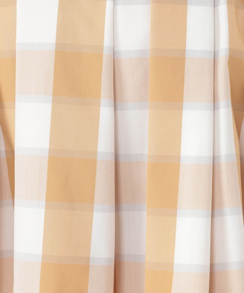 studio CLIP(スタディオクリップ)の「シャドウブロックチェックスカート(スカート・レディース・ブラック/ベージュ/グリーン・FREE)」の20枚目の写真