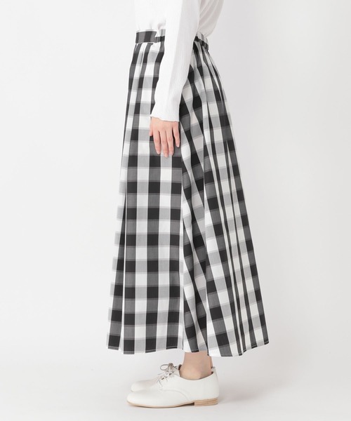 studio CLIP(スタディオクリップ)の「シャドウブロックチェックスカート(スカート・レディース・ブラック/ベージュ/グリーン・FREE)」の13枚目の写真