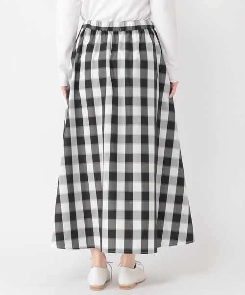 studio CLIP(スタディオクリップ)の「シャドウブロックチェックスカート(スカート・レディース・ブラック/ベージュ/グリーン・FREE)」の14枚目の写真