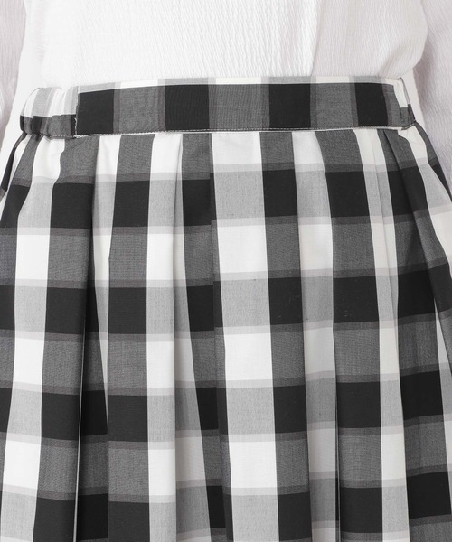 studio CLIP(スタディオクリップ)の「シャドウブロックチェックスカート(スカート・レディース・ブラック/ベージュ/グリーン・FREE)」の15枚目の写真