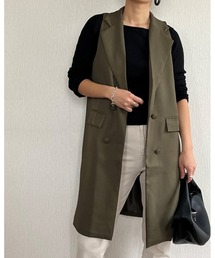 ロングジャケットベスト