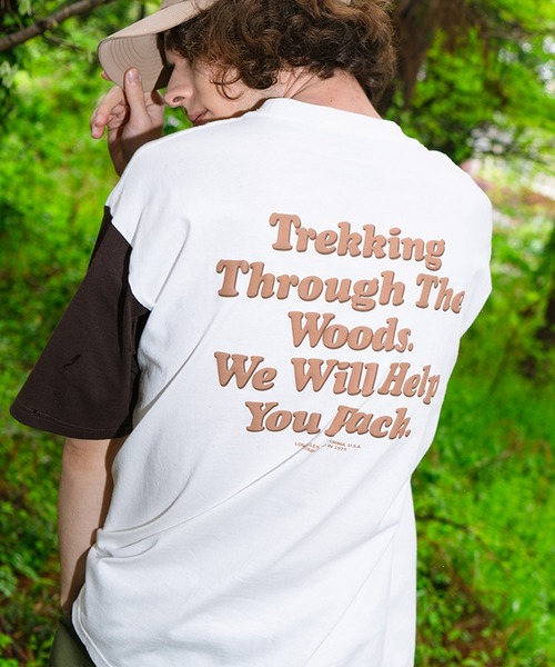 OUTDOOR PRODUCTS APPAREL(アウトドアプロダクツアパレル)の「USAコットングラフィック バックプリント ビッグシルエット Tシャツ(Tシャツ/カットソー・メンズ・ベージュ系その他/その他3/その他2/ブラック系その他/ホワイト系その他/ネイビー/ベージュ/ブラック/アイボリー/ホワイト/その他1/オリーブ・MEDIUM/X-LARGE/LARGE)」の12枚目の写真
