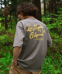 USAコットングラフィック バックプリント ビッグシルエット Tシャツ