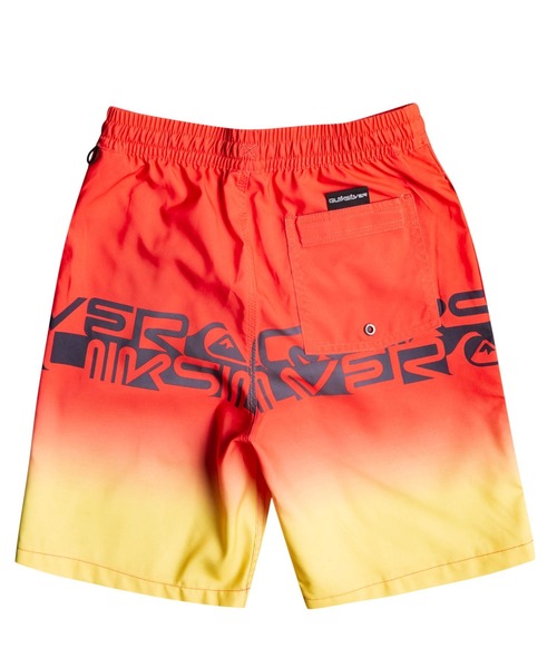 Quiksilver(クイックシルバー)の「WORDBLOCK VOLLEY YOU/クイックシルバーキッズウエストゴムボードショーツ・サーフトランクス(水着)(水着・キッズ・ブルー/ブラック/レッド・130/140/150/160)」の4枚目の写真