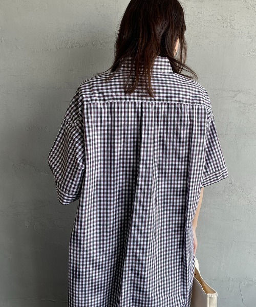 DANTON（ダントン）の「[DANTON/ダントン] コットンポプリン ギンガム