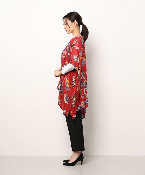 チャイハネ（チャイハネ）の「【チャイハネ】クレアロUVパレオカーディガン（カーディガン/ボレロ・レディース・ブラック/ベージュ/レッド・FREE）」の6枚目の写真