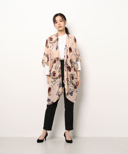 チャイハネ（チャイハネ）の「【チャイハネ】クレアロUVパレオカーディガン（カーディガン/ボレロ・レディース・ブラック/ベージュ/レッド・FREE）」の8枚目の写真