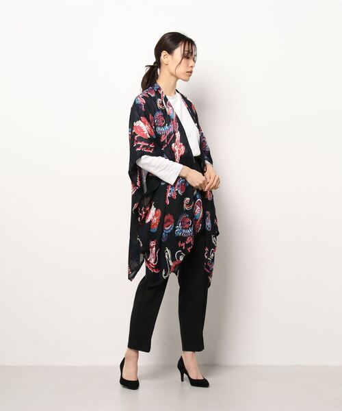 チャイハネ（チャイハネ）の「【チャイハネ】クレアロUVパレオカーディガン（カーディガン/ボレロ・レディース・ブラック/ベージュ/レッド・FREE）」の9枚目の写真