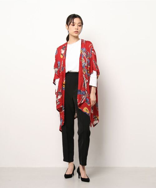 チャイハネ（チャイハネ）の「【チャイハネ】クレアロUVパレオカーディガン（カーディガン/ボレロ・レディース・ブラック/ベージュ/レッド・FREE）」の12枚目の写真