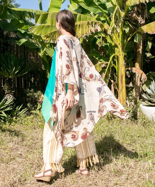 チャイハネ（チャイハネ）の「【チャイハネ】クレアロUVパレオカーディガン（カーディガン/ボレロ・レディース・ブラック/ベージュ/レッド・FREE）」の16枚目の写真