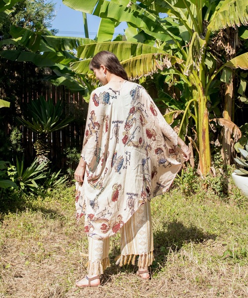 チャイハネ（チャイハネ）の「【チャイハネ】クレアロUVパレオカーディガン（カーディガン/ボレロ・レディース・ブラック/ベージュ/レッド・FREE）」の17枚目の写真