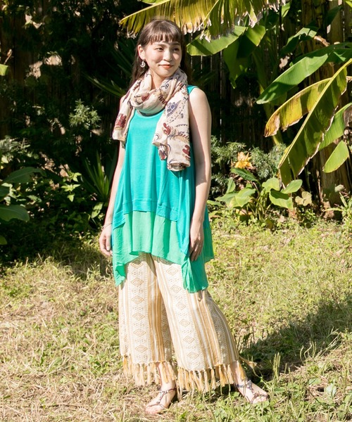 チャイハネ（チャイハネ）の「【チャイハネ】クレアロUVパレオカーディガン（カーディガン/ボレロ・レディース・ブラック/ベージュ/レッド・FREE）」の18枚目の写真