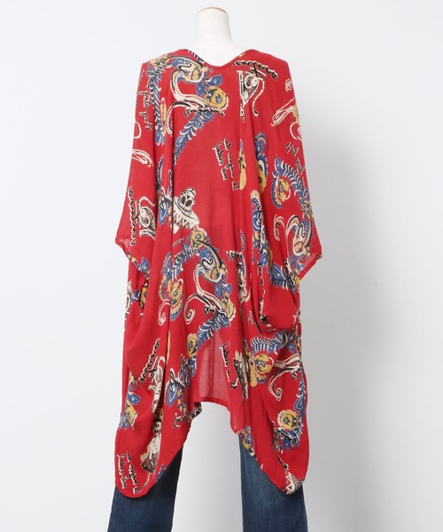 チャイハネ（チャイハネ）の「【チャイハネ】クレアロUVパレオカーディガン（カーディガン/ボレロ・レディース・ブラック/ベージュ/レッド・FREE）」の13枚目の写真