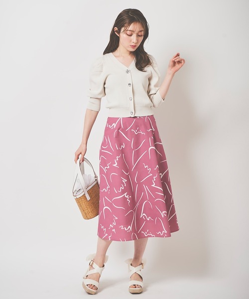 31 Sons de mode(トランテアン ソン ドゥ モード)の「ビジューカーディガン(カーディガン/ボレロ・レディース・ブラック/ピンク/ライトグリーン/オフホワイト・36)」の14枚目の写真