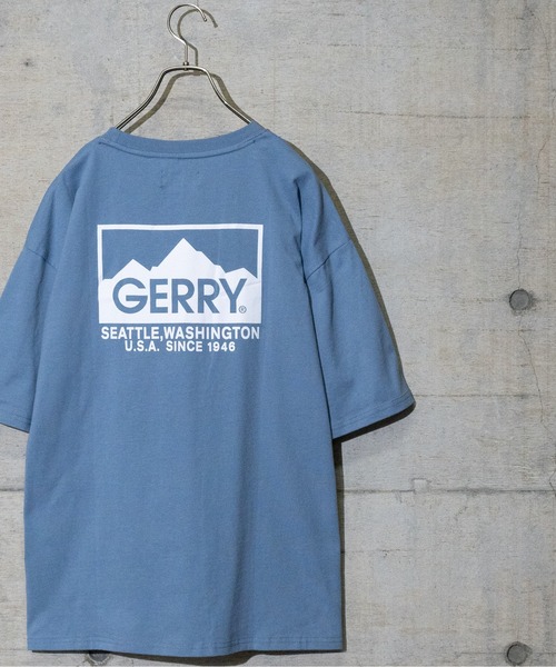 GERRY(ジェリー)の「【ag】〔GERRY/ジェリー〕TC天竺 バックプリントプリント半袖ワイドTシャツ/ルーズシルエット(Tシャツ/カットソー・メンズ・ホワイト/ブラック/ダークグリーン/その他/サックスブルー系/その他1/グレー系その他2/グレー系その他/ホワイト系その他/ベージュ系その他・MEDIUM/LARGE/X-LARGE)」の8枚目の写真