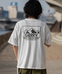 【ag】〔GERRY/ジェリー〕TC天竺 バックプリントプリント半袖ワイドTシャツ/ルーズシルエット