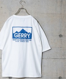 【ag】〔GERRY/ジェリー〕TC天竺 バックプリントプリント半袖ワイドTシャツ/ルーズシルエット
