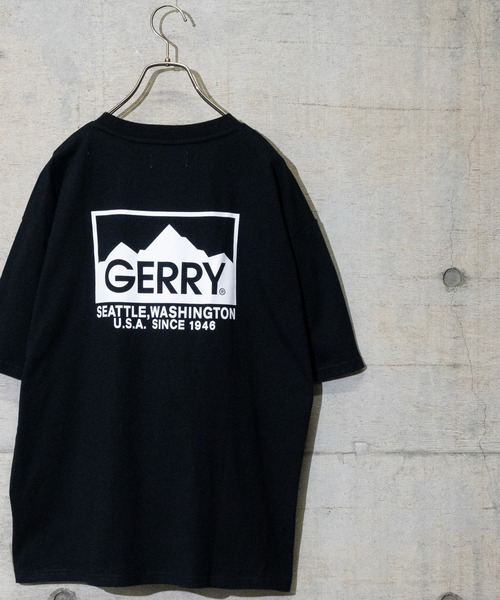 GERRY(ジェリー)の「【ag】〔GERRY/ジェリー〕TC天竺 バックプリントプリント半袖ワイドTシャツ/ルーズシルエット(Tシャツ/カットソー・メンズ・ホワイト/ブラック/ダークグリーン/その他/サックスブルー系/その他1/グレー系その他2/グレー系その他/ホワイト系その他/ベージュ系その他・MEDIUM/LARGE/X-LARGE)」の3枚目の写真
