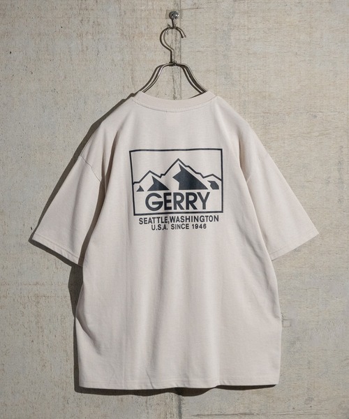 GERRY(ジェリー)の「【ag】〔GERRY/ジェリー〕TC天竺 バックプリントプリント半袖ワイドTシャツ/ルーズシルエット(Tシャツ/カットソー・メンズ・ホワイト/ブラック/ダークグリーン/その他/サックスブルー系/その他1/グレー系その他2/グレー系その他/ホワイト系その他/ベージュ系その他・MEDIUM/LARGE/X-LARGE)」の19枚目の写真