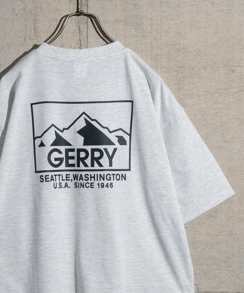 GERRY(ジェリー)の「【ag】〔GERRY/ジェリー〕TC天竺 バックプリントプリント半袖ワイドTシャツ/ルーズシルエット(Tシャツ/カットソー・メンズ・ホワイト/ブラック/ダークグリーン/その他/サックスブルー系/その他1/グレー系その他2/グレー系その他/ホワイト系その他/ベージュ系その他・MEDIUM/LARGE/X-LARGE)」の14枚目の写真
