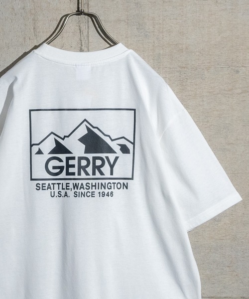 GERRY(ジェリー)の「【ag】〔GERRY/ジェリー〕TC天竺 バックプリントプリント半袖ワイドTシャツ/ルーズシルエット(Tシャツ/カットソー・メンズ・ホワイト/ブラック/ダークグリーン/その他/サックスブルー系/その他1/グレー系その他2/グレー系その他/ホワイト系その他/ベージュ系その他・MEDIUM/LARGE/X-LARGE)」の11枚目の写真