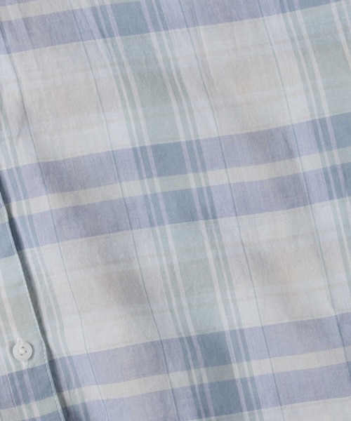 HONEYSUCKLE ROSE（ハニーサックルローズ）の「【HONEYSUCKLE ROSE】ローンチェックブラウス（シャツ/ブラウス・レディース・パープル/グレー/グリーン・M/L）」の8枚目の写真