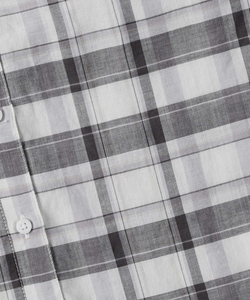 HONEYSUCKLE ROSE（ハニーサックルローズ）の「【HONEYSUCKLE ROSE】ローンチェックブラウス（シャツ/ブラウス・レディース・パープル/グレー/グリーン・M/L）」の19枚目の写真