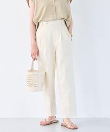 green label relaxing | C/NY 2タック パンツ オフホワイト(その他パンツ)