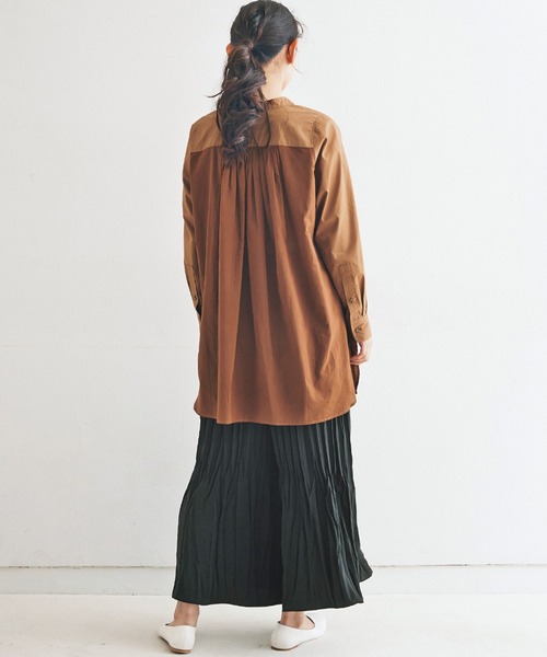and myera（アンド マイラ）の「ａｎｄ　ｍｙｅｒａプリーツキュロット（その他パンツ・レディース・ブラック/ライトグレー・MEDIUM/LARGE/X-LARGE/SMALL）」の17枚目の写真
