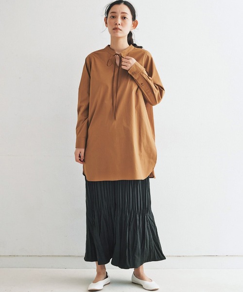 and myera（アンド マイラ）の「ａｎｄ　ｍｙｅｒａプリーツキュロット（その他パンツ・レディース・ブラック/ライトグレー・MEDIUM/LARGE/X-LARGE/SMALL）」の15枚目の写真