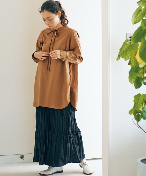 and myera（アンド マイラ）の「ａｎｄ　ｍｙｅｒａプリーツキュロット（その他パンツ・レディース・ブラック/ライトグレー・MEDIUM/LARGE/X-LARGE/SMALL）」の10枚目の写真