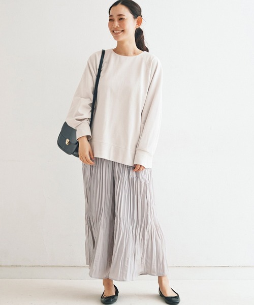 and myera（アンド マイラ）の「ａｎｄ　ｍｙｅｒａプリーツキュロット（その他パンツ・レディース・ブラック/ライトグレー・MEDIUM/LARGE/X-LARGE/SMALL）」の6枚目の写真