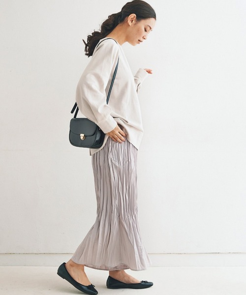 and myera（アンド マイラ）の「ａｎｄ　ｍｙｅｒａプリーツキュロット（その他パンツ・レディース・ブラック/ライトグレー・MEDIUM/LARGE/X-LARGE/SMALL）」の8枚目の写真