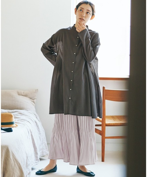 and myera（アンド マイラ）の「ａｎｄ　ｍｙｅｒａプリーツキュロット（その他パンツ・レディース・ブラック/ライトグレー・MEDIUM/LARGE/X-LARGE/SMALL）」の18枚目の写真