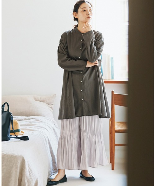 and myera（アンド マイラ）の「ａｎｄ　ｍｙｅｒａプリーツキュロット（その他パンツ・レディース・ブラック/ライトグレー・MEDIUM/LARGE/X-LARGE/SMALL）」の19枚目の写真