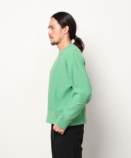 CLAMP（クランプ）の「CLAMP/クランプ/LIKE a 60s sweat/スウェット（スウェット・メンズ・ブラウン/グリーン/チャコール・1/3）」の7枚目の写真