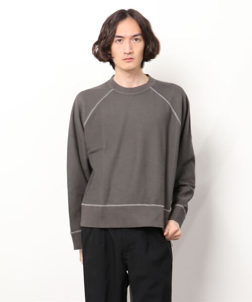 CLAMP（クランプ）の「CLAMP/クランプ/LIKE a 60s sweat/スウェット（スウェット・メンズ・ブラウン/グリーン/チャコール・1/3）」の4枚目の写真