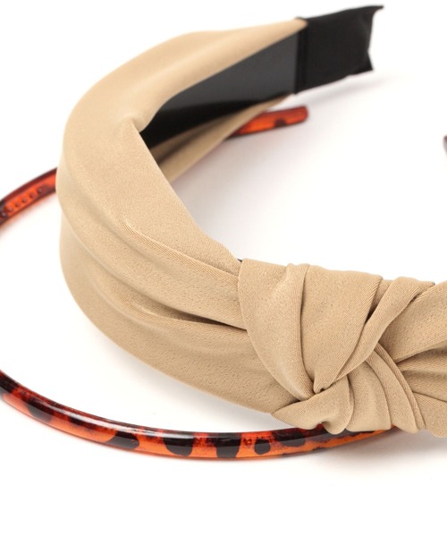 LAKOLE（ラコレ）の「マーブルカチューシャ2点SET / 271727（カチューシャ・レディース・ブラック/ベージュ/ライトベージュ・FREE）」の7枚目の写真